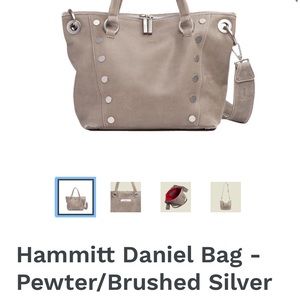 Hammitt Tote: Daniel (Pewter/Brushed Silver)